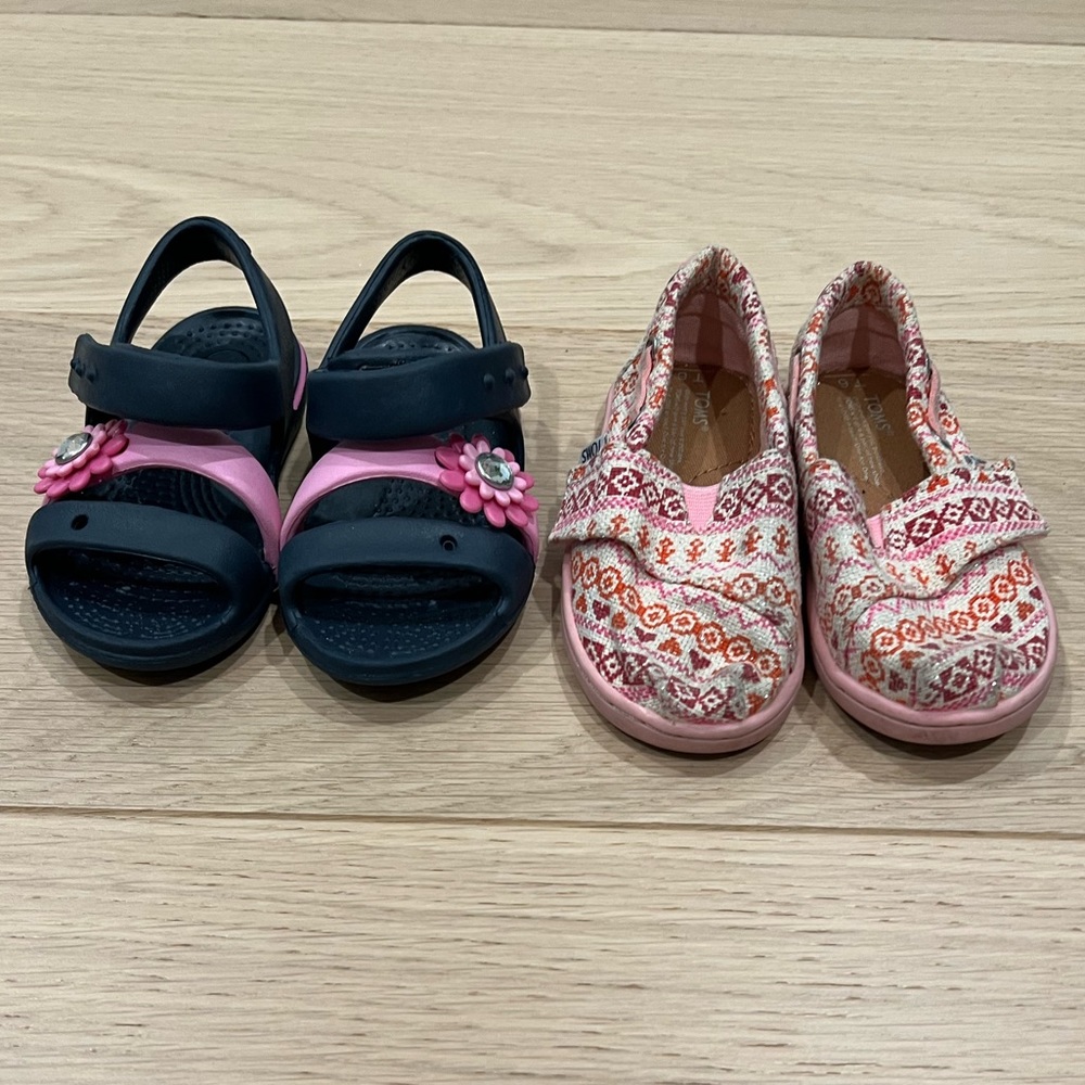 Toms and Crocs